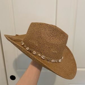 Straw cowboy hat